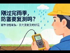 <b><font color='#0000FF'>刚过完雨季，防雷受损点位需要马上复测吗？</font></b>