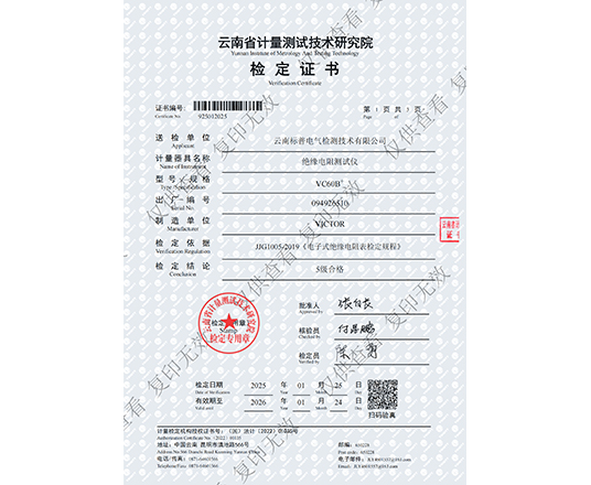 绝缘电阻测试仪